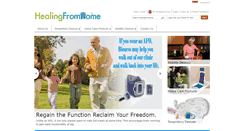 Desktop Screenshot of healingfromhome.com